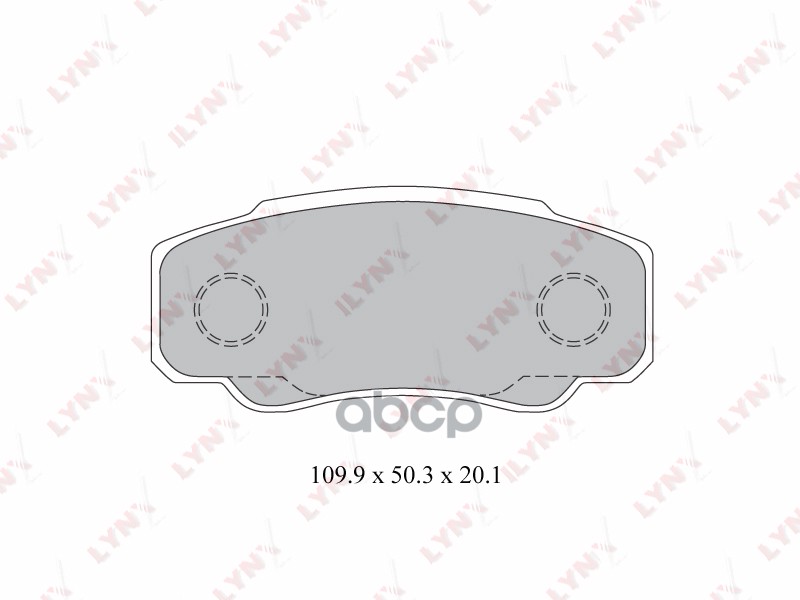 Колодки тормозные задние подходит для CITROEN Jumper, FIAT Ducato, PEUGEOT Boxer 2.0D-2.8D 02-07 BD-2217 LYNXauto арт. BD-2217