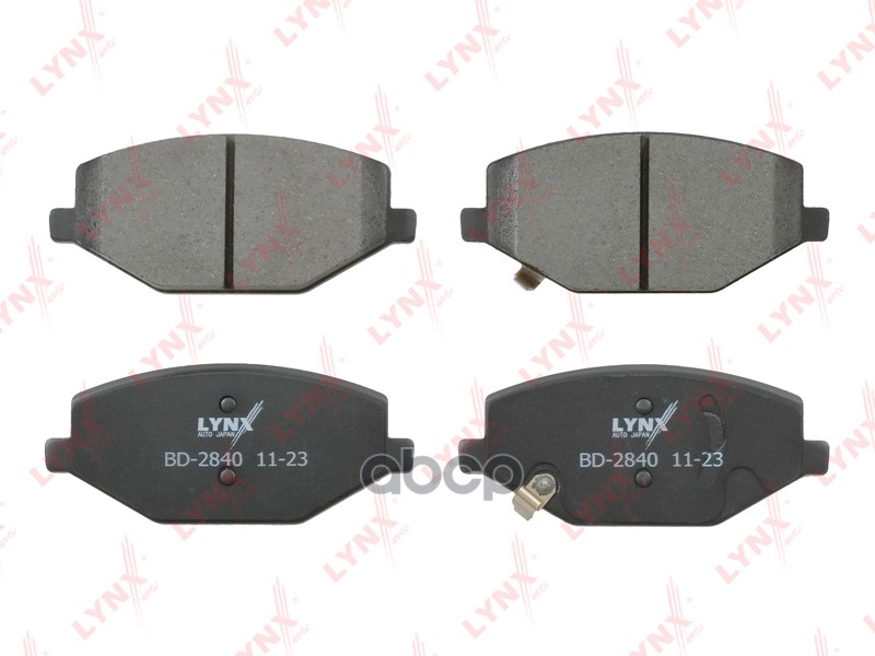 Колодки тормозные передние GEELY Coolray 19> LYNXauto арт. bd-2840