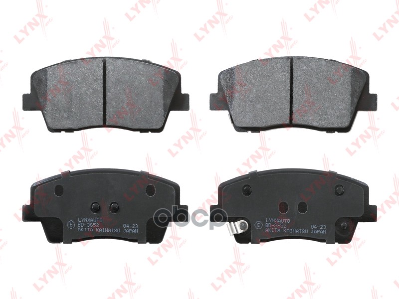 Колодки тормозные передние GENESIS G70 17>  KIA Stinger 17> LYNXauto арт. bd-3652