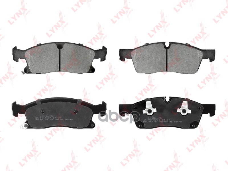 Колодки Тормозные Передние Jeep Grand Cherokee Iv 10> LYNXauto арт. bd-4209