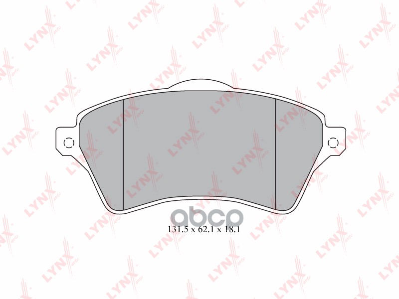 Колодки тормозные передние подходит для LAND ROVER Freelander 1.8-2.5 00-06 / Range Rover III 3.0D 02-12 BD-5005 LYNXauto арт...