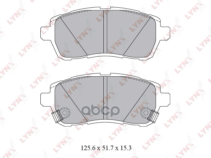 Колодки тормозные передние подходит для MAZDA 2(DE) 1.3-1.6D 07, FORD Fiesta 1.25-1.6D 08, SUZUKI Swift 1.2-1.3D 10, DAIHATSU...