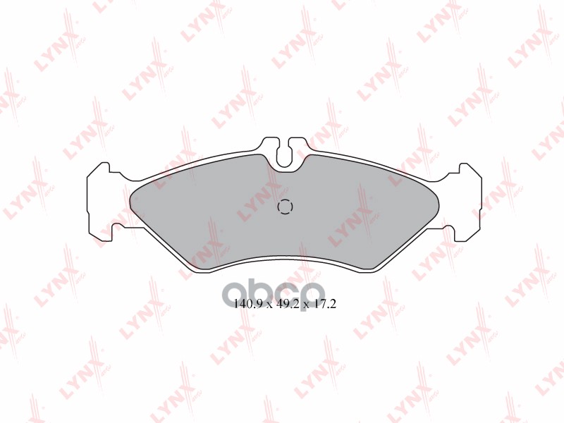 Колодки тормозные задние MERCEDES-BENZ Sprinter 2.2D-2.9D 95-06  VW LT 2.3-2.8D 96-06 LYNXauto арт. bd-5338