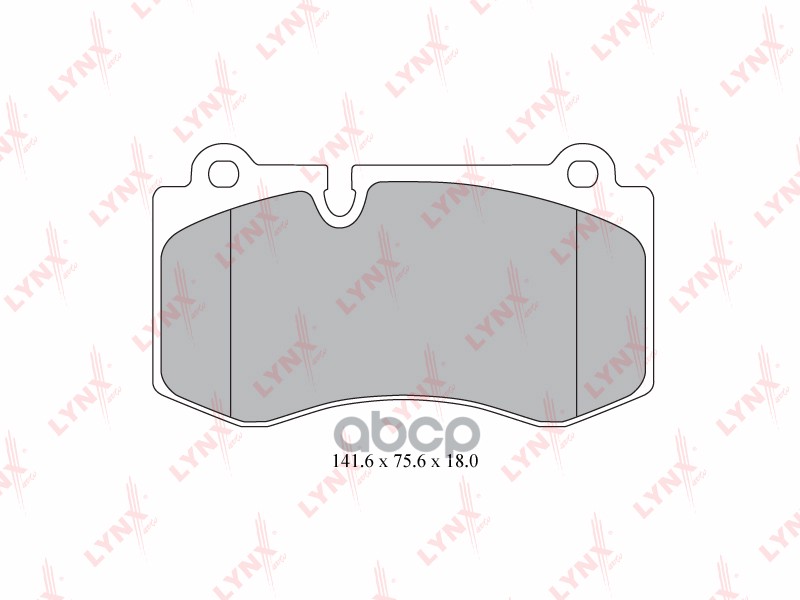 Колодки тормозные передние MERCEDES-BENZ E500(W211) 06-08 / S600(W221) 05> LYNXauto арт. bd-5349