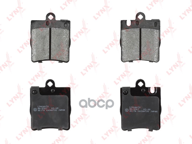 Колодки Тормозные Задние Mercedes-Benz C(W203) 01> / E(W210) 95> LYNXauto арт. bd-5367