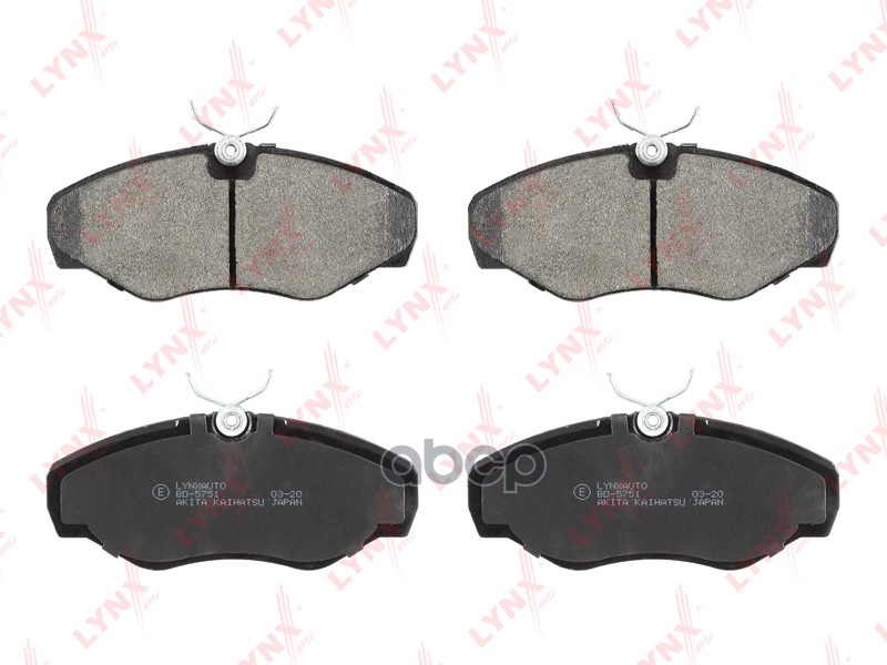 Колодки тормозные передние OPEL Vivaro A 01>  RENAULT Espace III 00> / Trafic II 01> LYNXauto арт. bd-5751