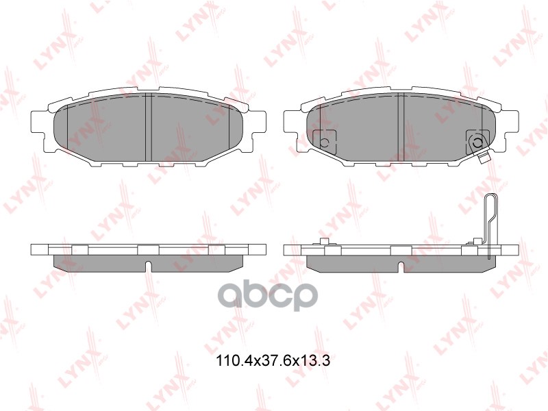 Колодки тормозные задние подходит для SUBARU Impreza 2.0 07/Legacy 2.0 03/Outback 2.5 03 BD-7103 LYNXauto арт. BD-7103