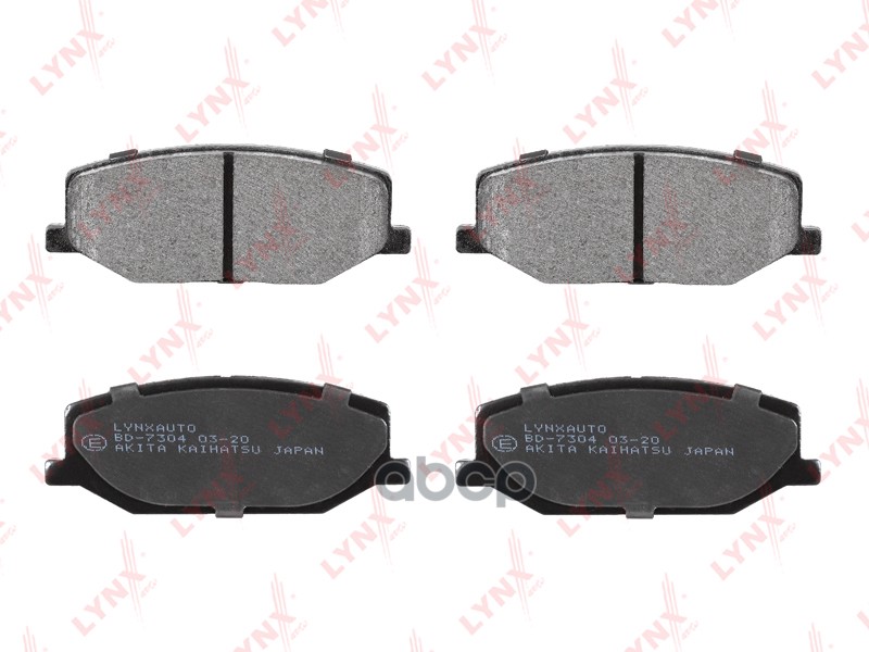 Колодки тормозные передние SUZUKI Jimny I 98> / Samurai 89> LYNXauto арт. bd-7304