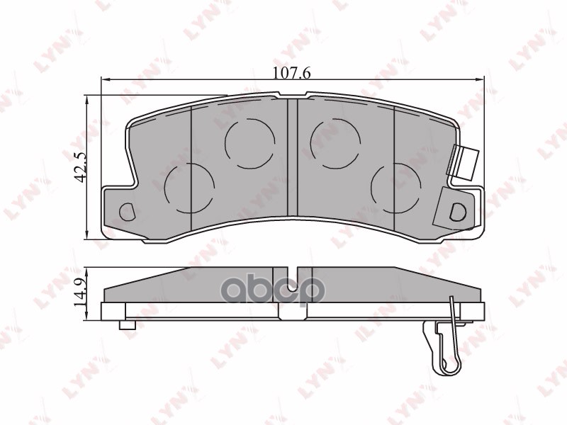 Колодки тормозные задние подходит для TOYOTA Camry(V20) 01/2.4 01/Carina(T150/170) 1.6-2.0D 92/Carina E(T190) 1.6-2.0D 92-96/...