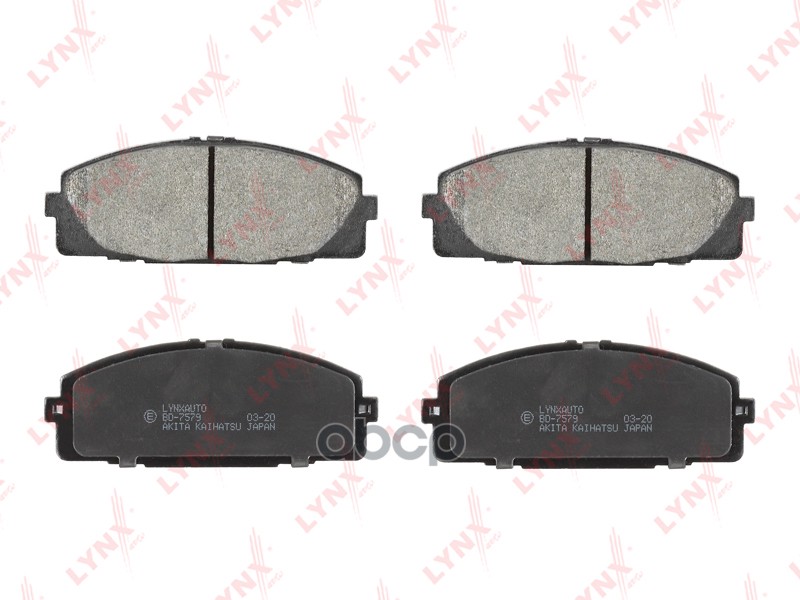 Колодки тормозные передние TOYOTA Hiace V 04> LYNXauto арт. bd-7579