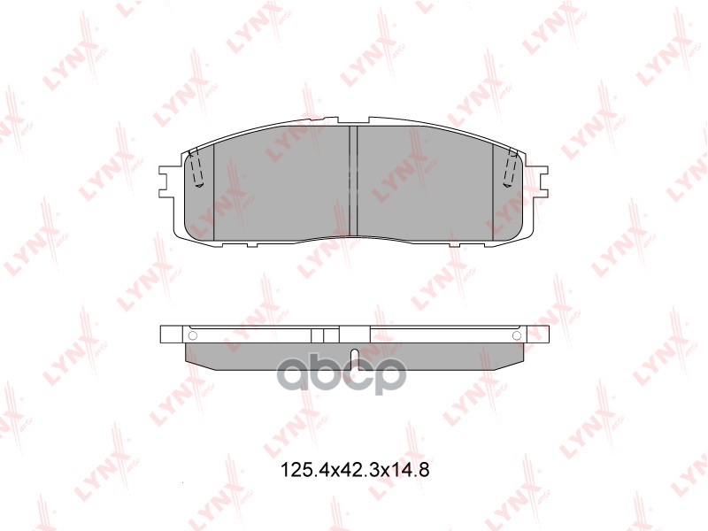 Колодки тормозные задние TOYOTA Crown 2.0-3.0 87-99 LYNXauto арт. bd-7602