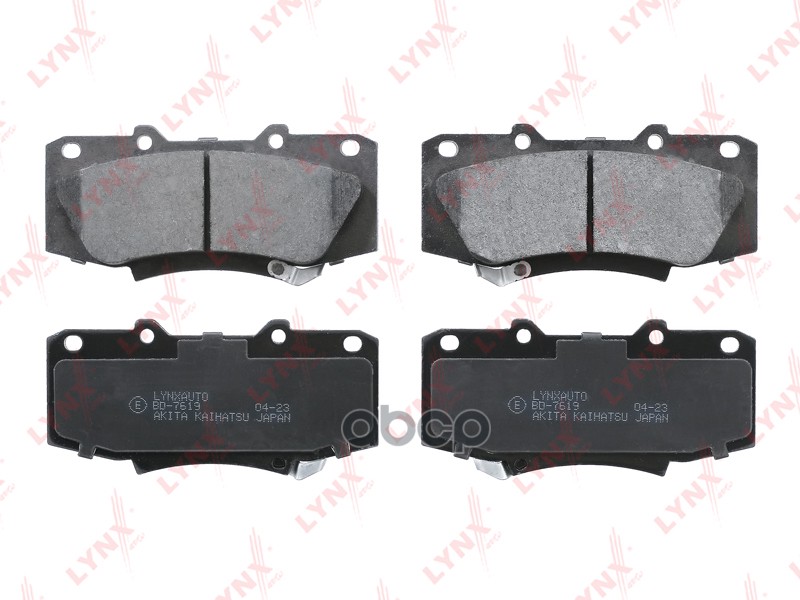 Дисковые Тормозные Колодки | Перед Прав/Лев | LYNXauto арт. BD7619