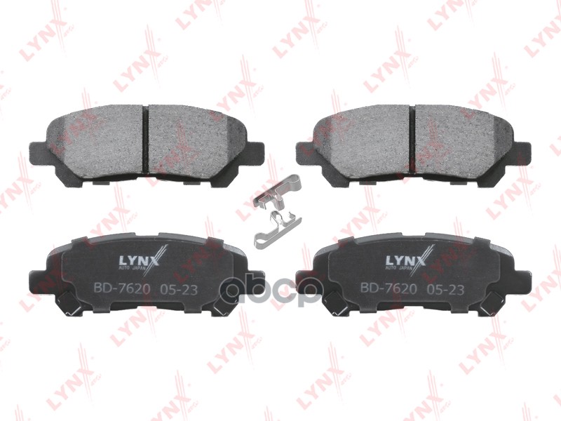 Колодки тормозные задние TOYOTA Highlander(U4) 2.7-3.5 07-14 LYNXauto арт. bd-7620