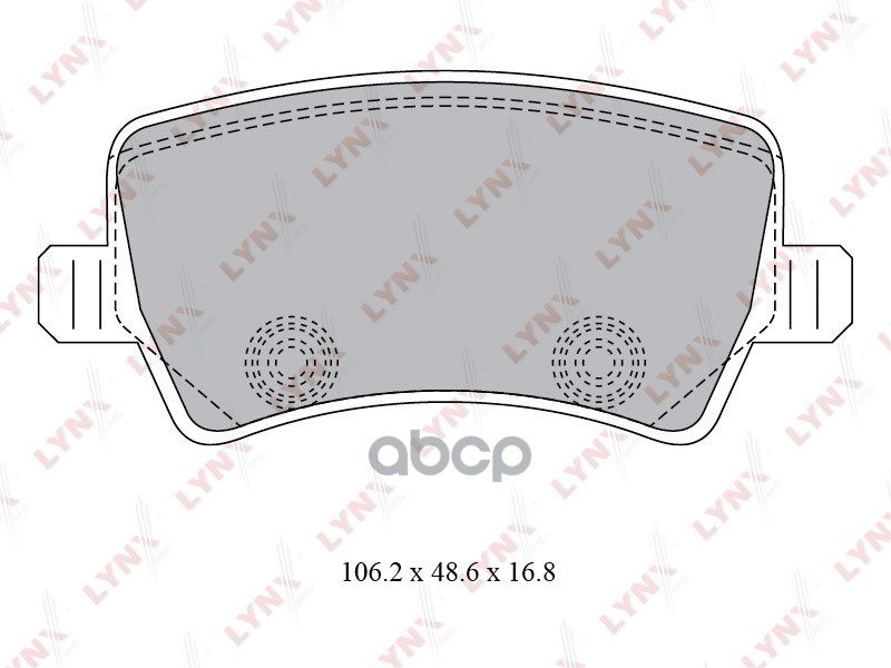 Колодки тормозные задние подходит для FORD Galaxy 1.6-2.3 06 / S-Max 1.6-2.5 06, LAND ROVER Freelander 2.0 11 / Evoque 2.0-2....