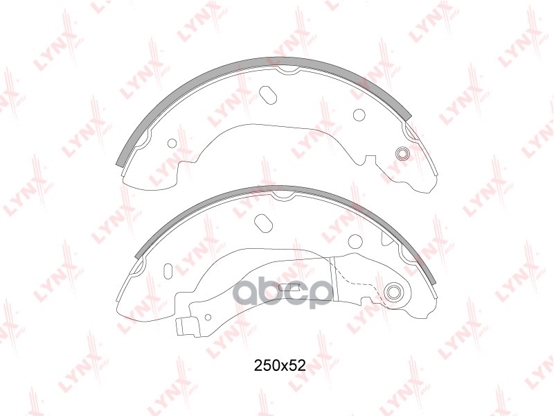 Колодки тормозные задние подходит для FORD Transit 2.2D-3.2 06 BS-3002 LYNXauto арт. BS-3002