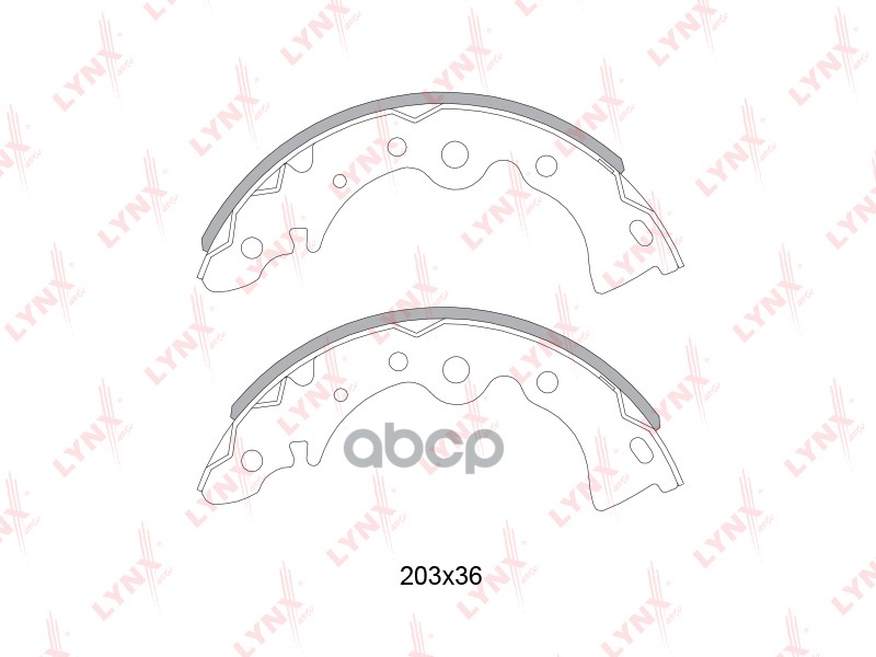 Колодки тормозные задние подходит для NISSAN Almera Classic (B10) 06- 1.6 78 (107) 11/06- BS-5716 LYNXauto арт. BS-5716