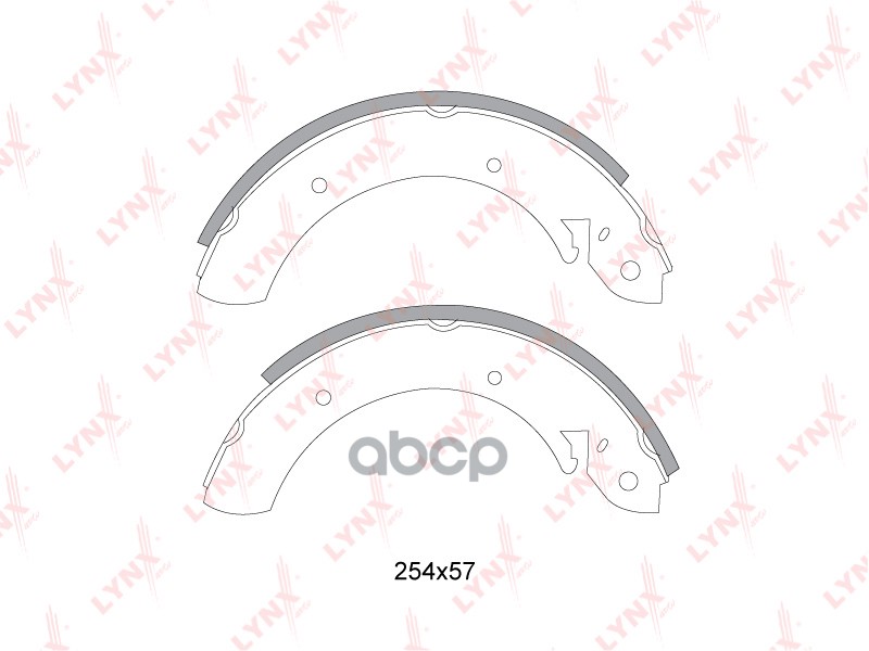 Колодки Тормозные Барабанные | Зад | LYNXauto арт. BS7000