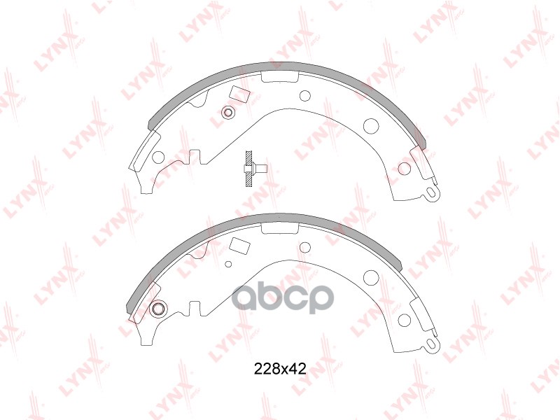 Колодки тормозные задние TOYOTA RAV 4 1.8-2.0D 00-05 LYNXauto арт. bs-7524