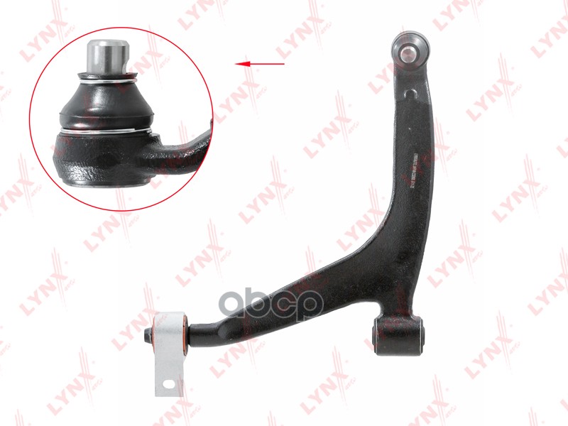 Рычаг нижний L / Перед. подв. CITROEN Berlingo 96-11 / Xsara 99-11   PEUGEOT Partner 96-15 LYNXauto арт. c5280l