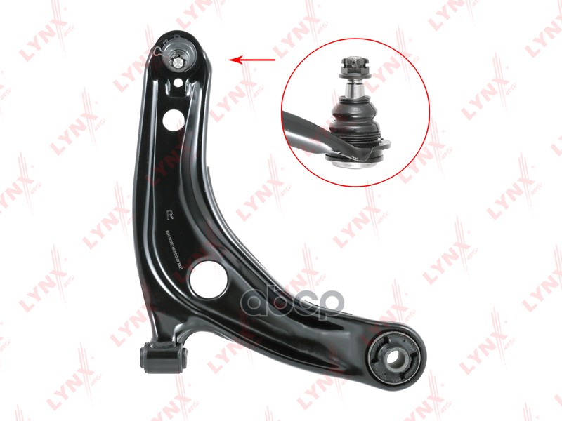 Рычаг нижний R / Перед. подв. TOYOTA Yaris(P90/P130) 1.0-1.8 05> / Urban Cruiser 1.33-1.4D 09> / Ver LYNXauto арт. c5332r