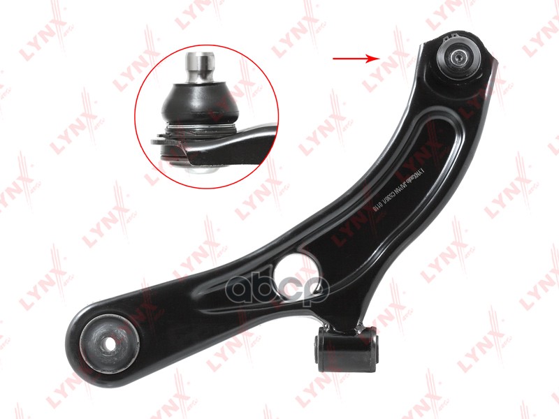 Рычаг нижний L / Перед. подв. SUZUKI Swift III 1.3-1.6 05> / Splash 1.0-1.3D 08>  OPEL Agila(B) 1.0- LYNXauto арт. c5367l