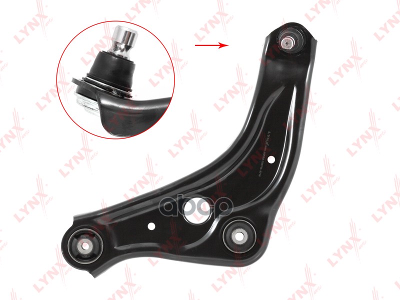 Рычаг нижний L / Перед. подв. NISSAN Qashqai(J11) 1.2-2.0 13 C5675L LYNXauto арт. C5675L