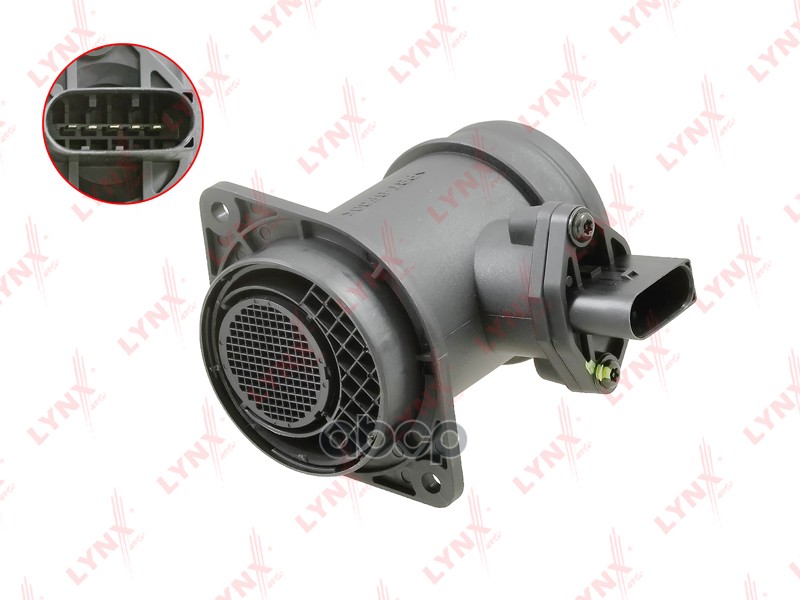 Датчик массового расхода воздуха VW Passat 1.9D 00-05  Transporter IV 2.5D 90> LYNXauto арт. dm-1461