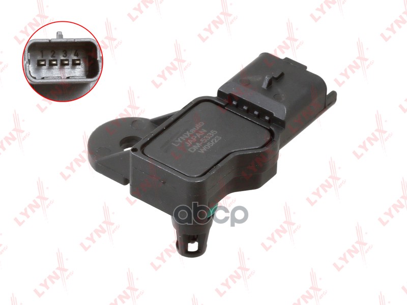 Датчик давления во впускной трубе CITROEN C3/Picasso II 09-16 1.4  1.6 / C4 Picasso/Grand Picasso 08 LYNXauto арт. dm-5335