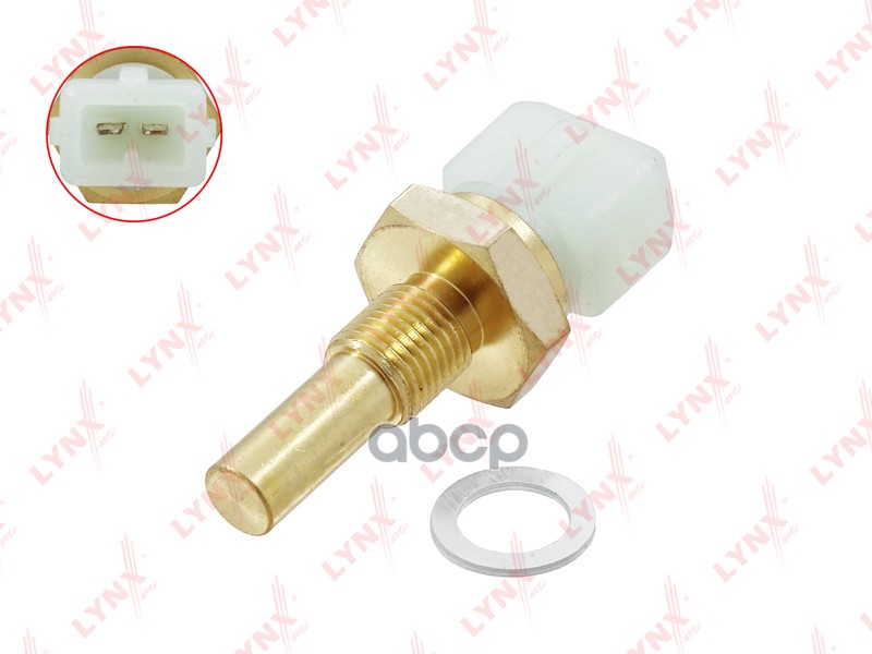 Датчик температуры охлаждающей жидкости AUDI 100 1.8-2.6 86> / 80 1.6-2.6 76> / A4 2.8 96-01 / A6 2. LYNXauto арт. dm-7034