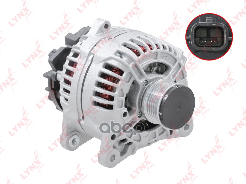 Генератор RENAULT Captur II 1.5D 13> / Clio III-IV 1.2  1.5D 05> / Fluence 1.5D 09-17 / Grand Scenic LYNXauto арт. ea-1300