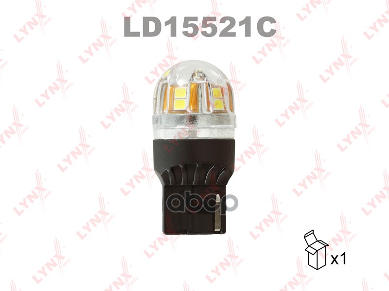 Лампа Светодиодная 12V W21w 21W W3x16d 6000K Lynxauto Canbus 1 Шт. Картон T20 Ld15521c LYNXauto арт. LD15521C