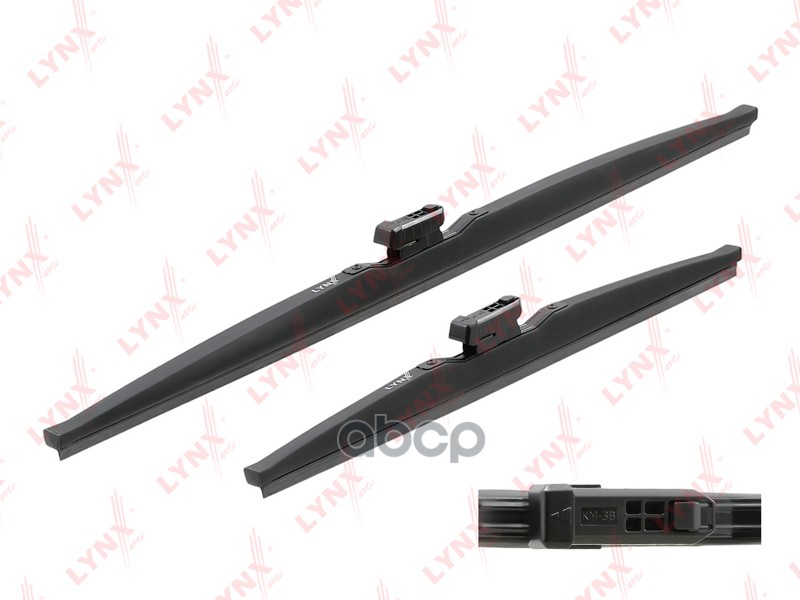 Щетка стеклоочистителя зимняя, комплект 600/400мм крепление  PUSH BUTTON 16 mm Tiguan (AD1,BT1,BW2) 16 / Touareg (CR7) 18 / V...