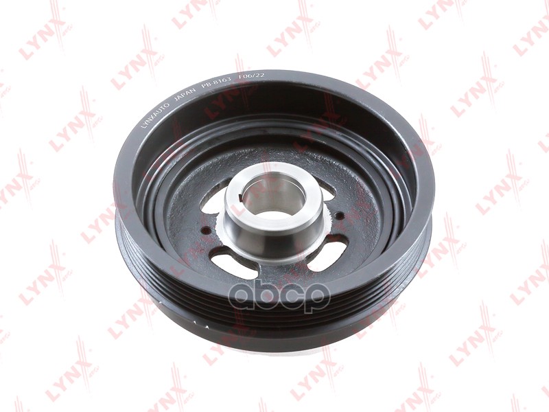 Шкив коленвала NISSAN Avenir(W11) 2.0 (01-05)/Bassara(J30) 2.5 (02-03)/Murano(Z50) 2.5 (04-07)/Presa LYNXauto арт. pb-8163