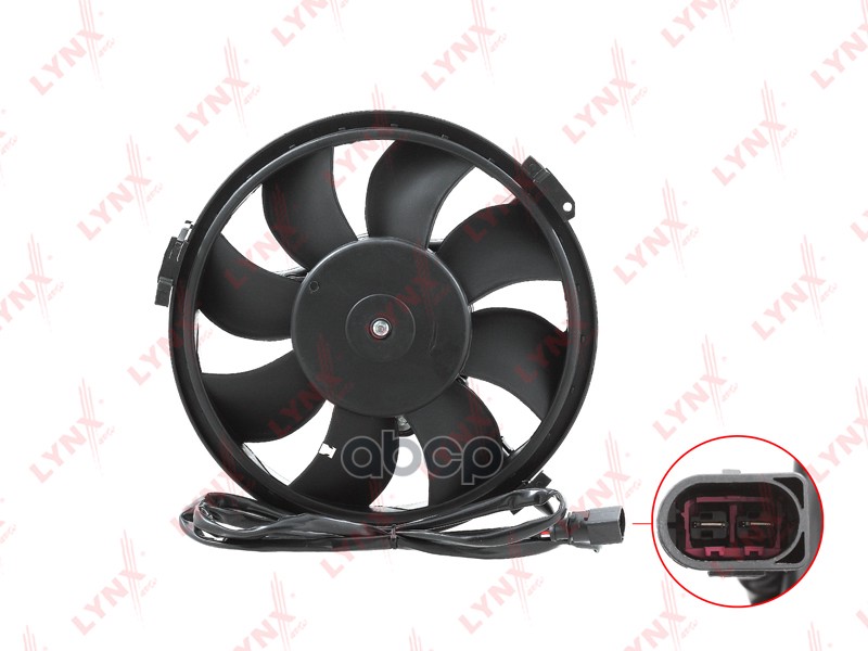 Вентилятор радиатора AUDI A4 2.4-2.8 97-00 / A6 1.8-2.8 99-05 / A8 2.5D-4.2 96-02  SKODA Superb(3U) LYNXauto арт. rf-1111