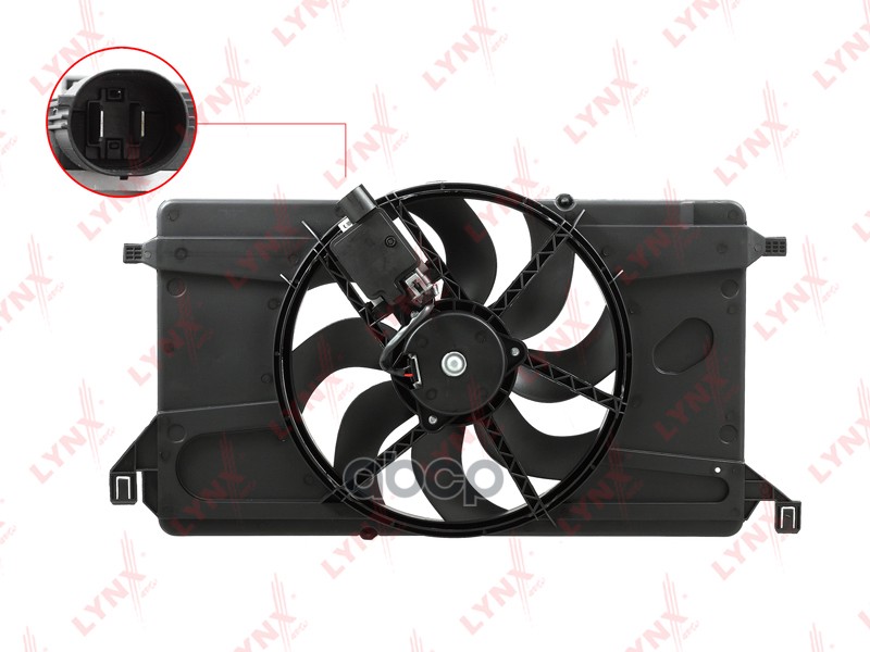 Вентилятор радиатора с кожухом RF-1161 LYNXauto арт. RF-1161