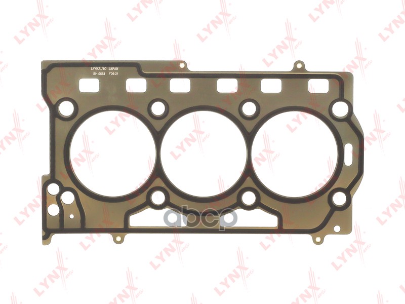 Прокладка ГБЦ SKODA Fabia I-II 1.2 03-14 / Rapid 1.2 12-15 / Romster 1.2 06-15  VW Polo(9N/6R) 1.2 0 LYNXauto арт. sh-0664