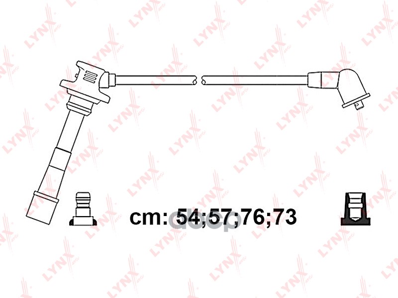 Комплект Высоковольтных Проводов (Класс F) LYNXauto арт. SPC7576
