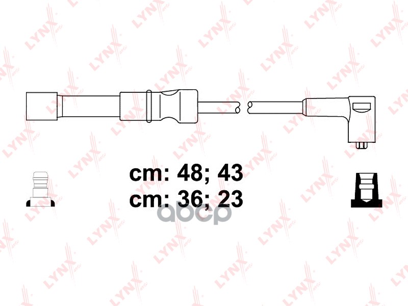 Провода высоковольтные CHEVROLET Lacetti 1.4-1.6 16V LYNXauto арт. spe1808
