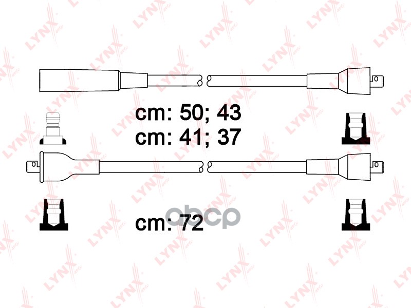 Провода высоковольтные LADA Niva 2121-213 LYNXauto арт. spe4606