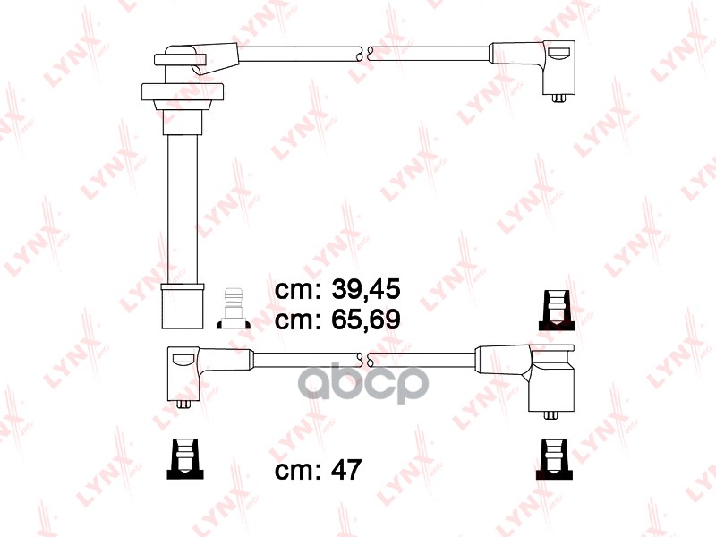 Провода высоковольтные NISSAN Almera 1 4-1 6 95-00/Primera 1 6 96-02/Serena 1 6 94-98/100NX 2 0 93-9 LYNXauto арт. spe5712