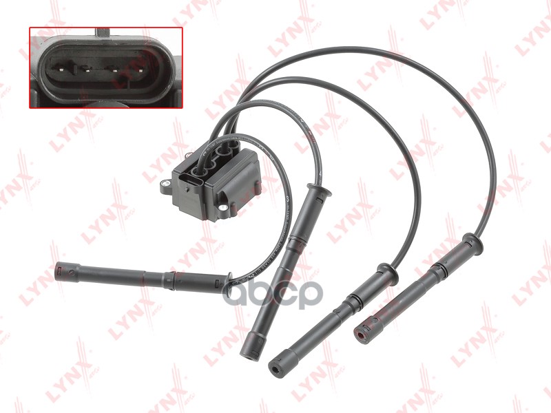 Катушка зажигания RENAULT Clio II 1.2 01> / Kangoo I 1.2 01> / Thalia 1.2 02> LYNXauto арт. spl1009