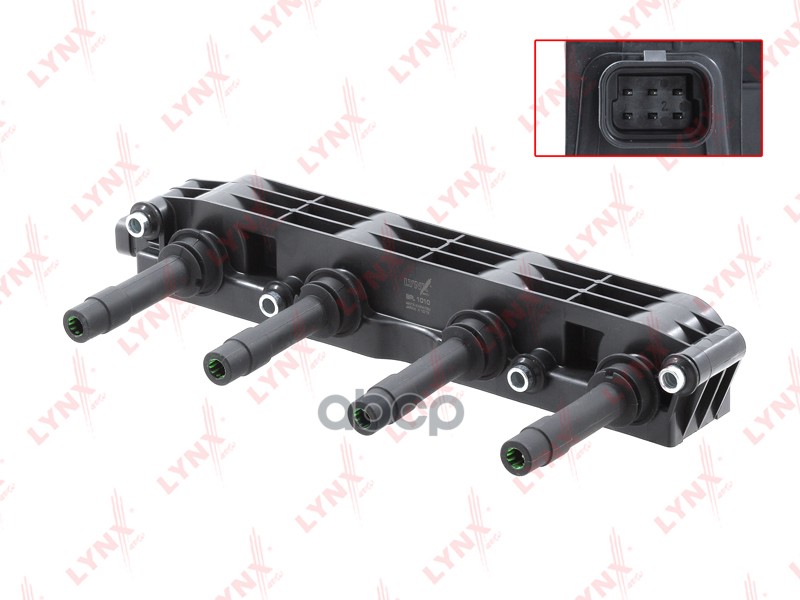Катушка зажигания OPEL Astra G 1.4-1.6 98-05 / Combo 1.6 05> / Corsa C 1.4 00> / Meriva A 1.6 05> / LYNXauto арт. spl1010