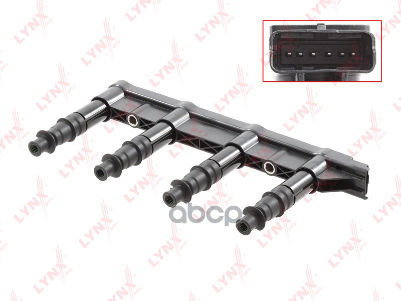 Катушка зажигания CITROEN C2 1.4 06> / C3 I 1.4 03> / C4 I 1.4 04>  PEUGEOT 1007 1.4 05> 206 1.4 03> LYNXauto арт. spl1093