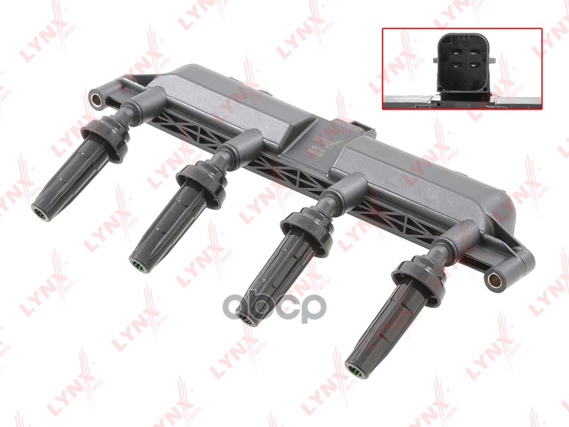 Катушка зажигания CITROEN Berlingo(MF) 1.4 96-08  PEUGEOT 206 1.1-1.6 98> / 306 1.4-1.6 94-02 / Part LYNXauto арт. spl1131