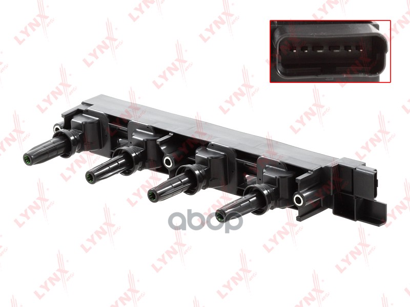 Катушка зажигания CITROEN C4 I 2.0 04> / C8 2.2 02>  PEUGEOT 307 2.0 05> / 406 2.2 00> / 407 2.2 04> LYNXauto арт. spl1136