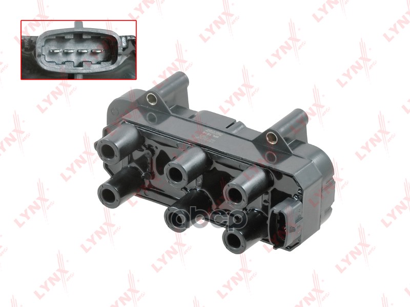 Катушка зажигания OPEL Omega B 2.5-3.0 94-00 / Vectra B 2.5 95-00 LYNXauto арт. spl1212