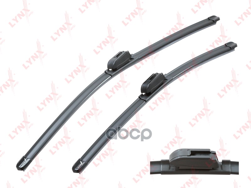 Щетка стеклоочистителя бескаркасная  комплект 600/480мм BMW Serie 3 [E46] 98>05 / Serie 3 Cabrio [E4 LYNXauto арт. xf6048h