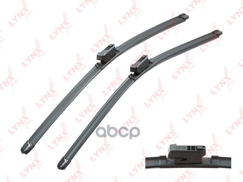 Щетка стеклоочистителя бескаркасная  комплект 600/600мм VOLKSWAGEN Amarok [2H] 12>16 / Amarok [S6 S7 LYNXauto арт. xf6060b