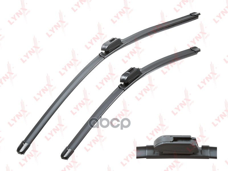 Щетка стеклоочистителя бескаркасная  комплект 650/500мм ACURA MDX [YD3] 13>  TOYOTA Camry [V70] 17-> LYNXauto арт. xf6550h
