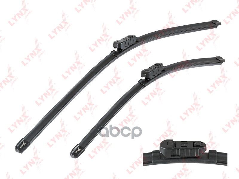 Щетка стеклоочистителя бескаркасная  комплект 650/500мм VOLVO C30 06-12 / S40 II 04> / S60 II 10> / LYNXauto арт. xf6550p